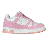 Louis Vuitton Trainer Sneaker Pink / White